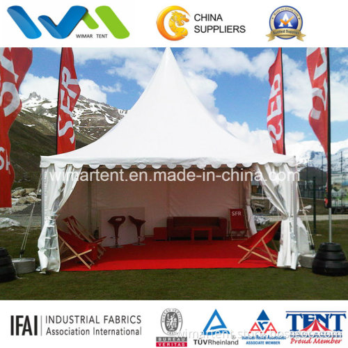 5mx5m White Aluminum Pagoda Tent for Rest Station
